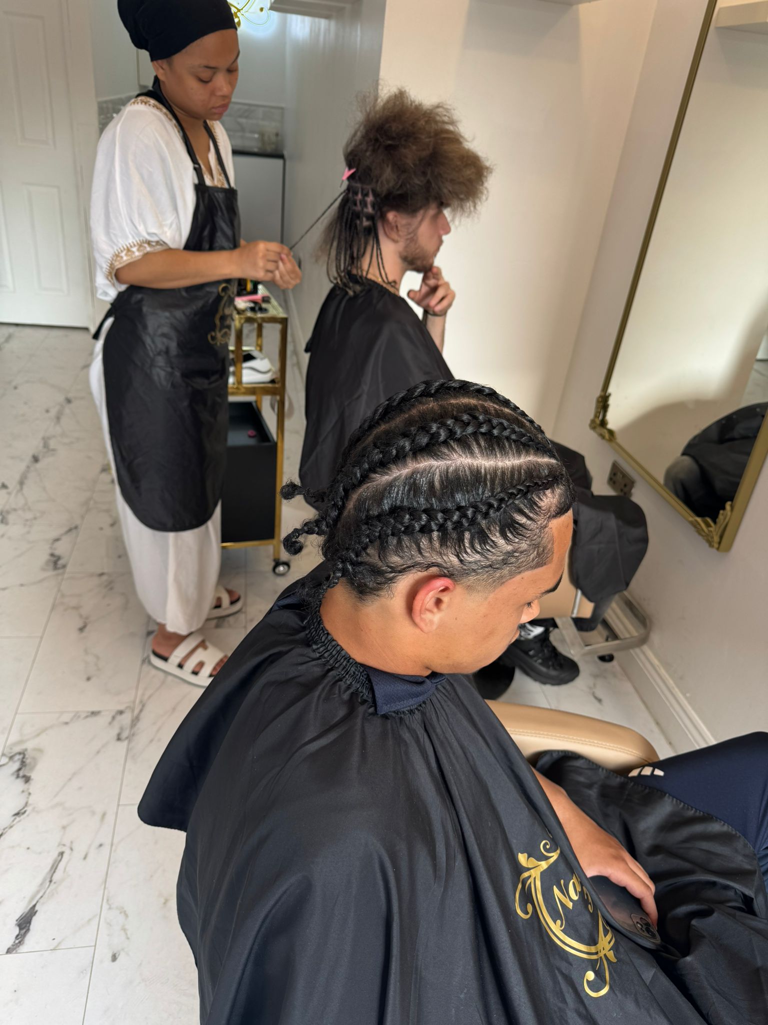 During — Braiding Session